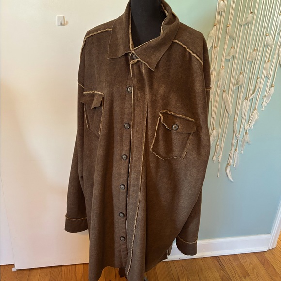 True Grit Shirt/Jacket 4X Tall